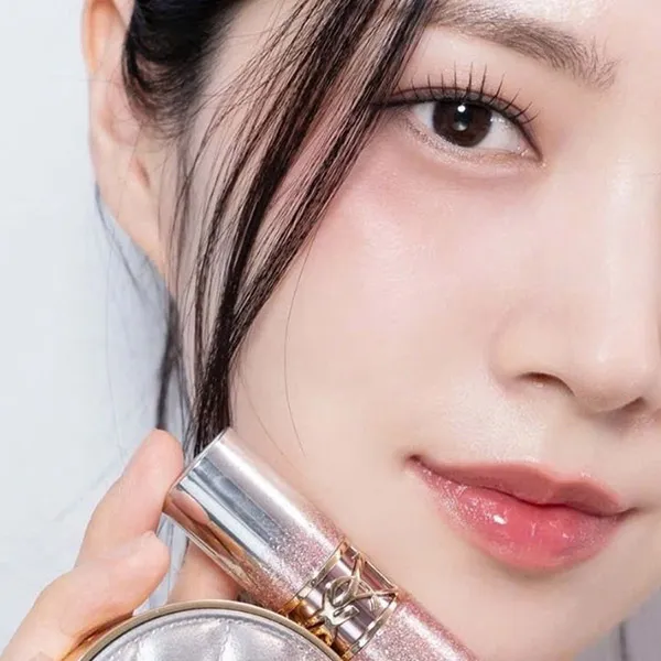 Son Dưỡng Yves Saint Laurent YSL Loveshine Candy Glow 44B Valentine's Limited Edition Màu Hồng Đất