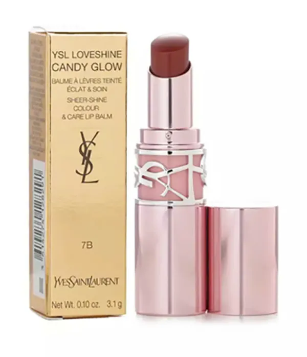 Son Dưỡng Yves Saint Laurent YSL Loveshine Candy Glow Lip 7B Nude Pleasure Màu Cam Đất Nude