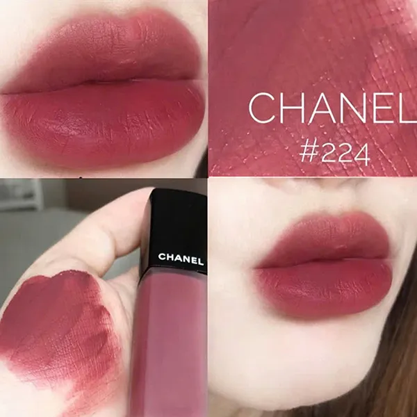 Son Kem Chanel Rouge Allure Ink Matte Lip Liquid 224 Harmonie Màu Hồng Gỗ