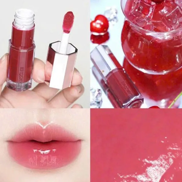 Son Kem Lancôme Lip Idôle JuicyTreat Lip Oil Gloss 37 Red-Y Or Not Màu Đỏ Cherry 8.5ml