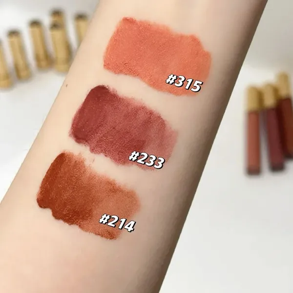 Son Kem Lì Gucci Rouge À Lèvres Liquide Mat Lipstick 315 May Peach Màu Cam Đào