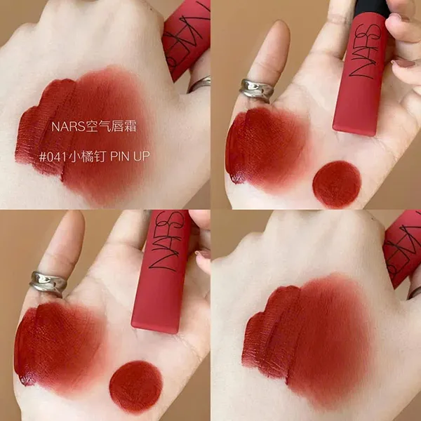 Son Kem Nars Air Matte Lip Color Màu 041 Pin Up Đỏ Gạch