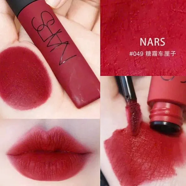 Son Kem Nars Air Matte Lip Color Màu 049 Power Trip Đỏ Thuần