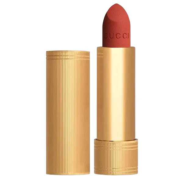 Son Lì Gucci Matte 312 Frances Fire Màu Cam Đất