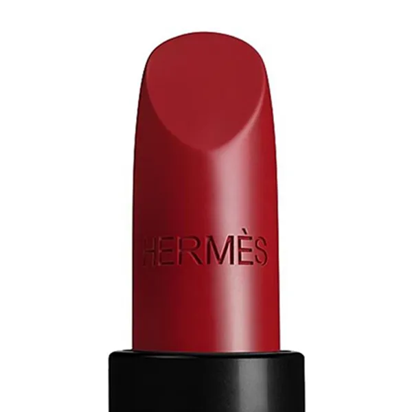 Son Lì Hermès Satin Lipstick 85 Rouge H Màu Đỏ Mận