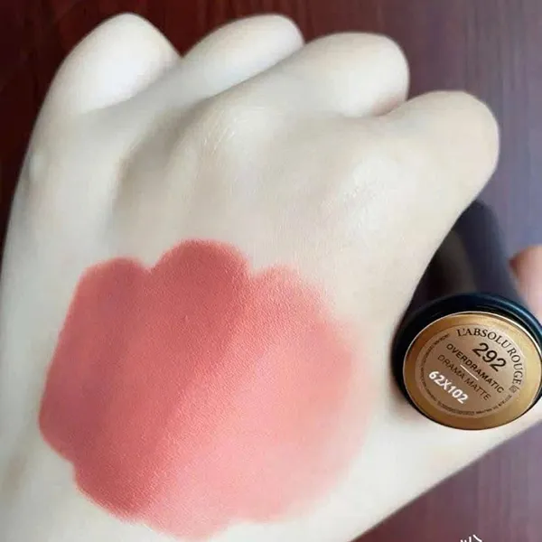 Son Lì Lancôme L'Absolu Rouge Drama Matte 292 Overdramatic Màu Hồng Đất