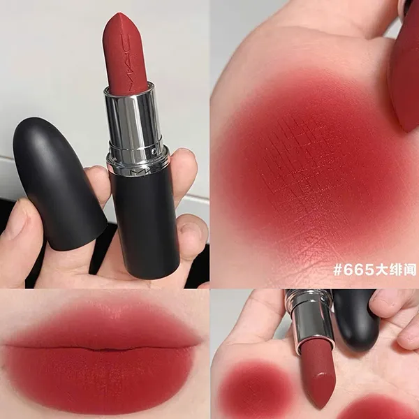 Son Lì MAC Ximal Silky Matte Lipstick 665 Ring The Alarm Lipstick Màu Đỏ Hồng 3.5g