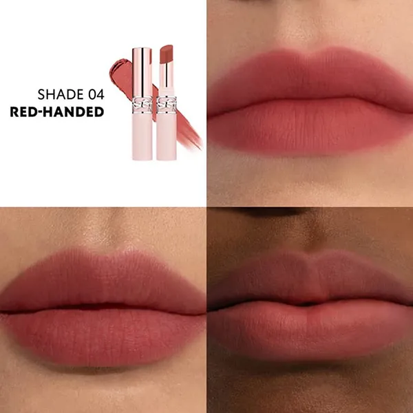 Son Môi Yves Saint Laurent YSL Lovenude Lip Blusher 04 Red-Handed Màu Đỏ Hồng Đất
