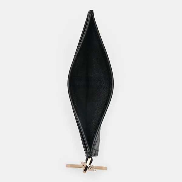 Ví Nữ Pedro Studio Leather Card Holder Black PW4-25940035_BLACK Màu Đen