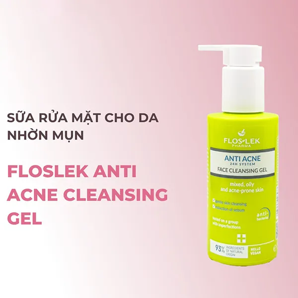 Sữa Rửa Mặt Floslek Face Cleansing Gel 125ml
