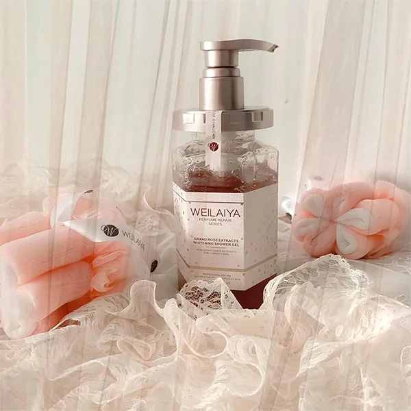 Sữa Tắm Trắng Da Cánh Hoa Hồng Weilaiya Damask Shower Gel 450ml