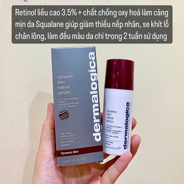 Tinh Chất Hỗ Trợ Trẻ Hoá Da Dermalogica Dynamic Skin Retinol Serum 30ml