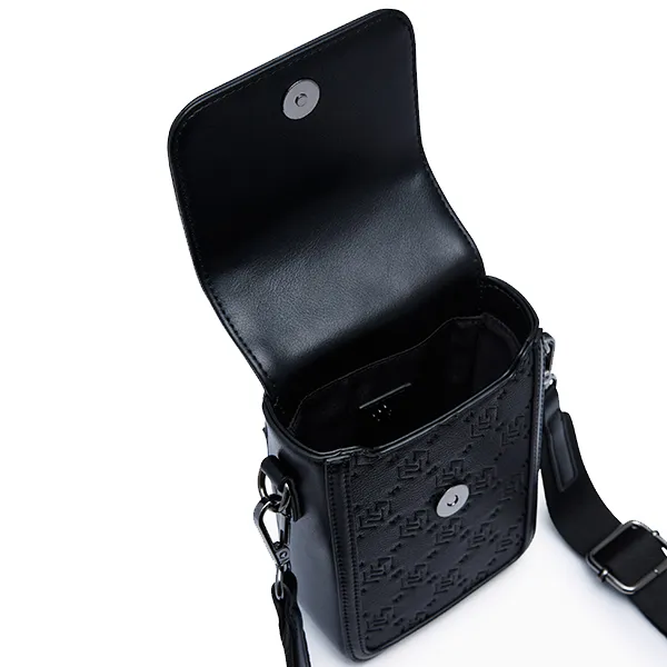 Túi Đeo Chéo Lyn Zoll Infinite Vertical Crossbody Bag - Black L26CWWA049 Màu Đen