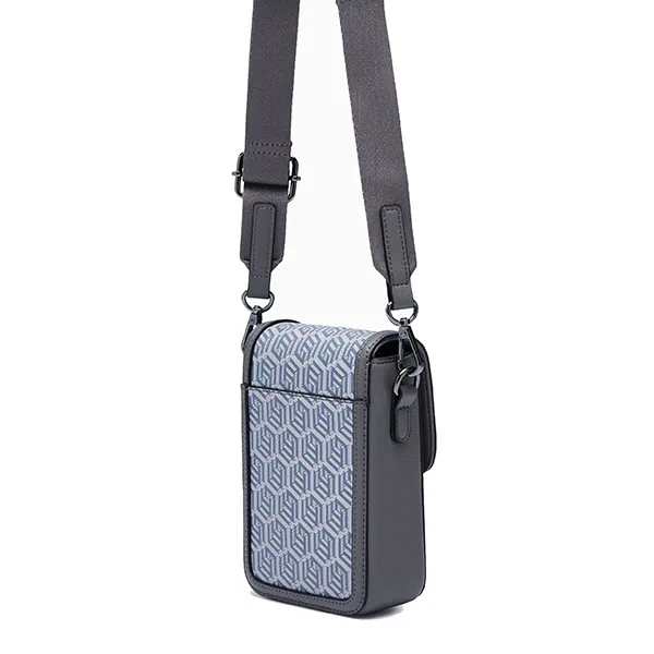 Túi Đeo Chéo Lyn Zoll Infinite Vertical Crossbody Bag - Printed Grey L26CWWA049 Màu Xám