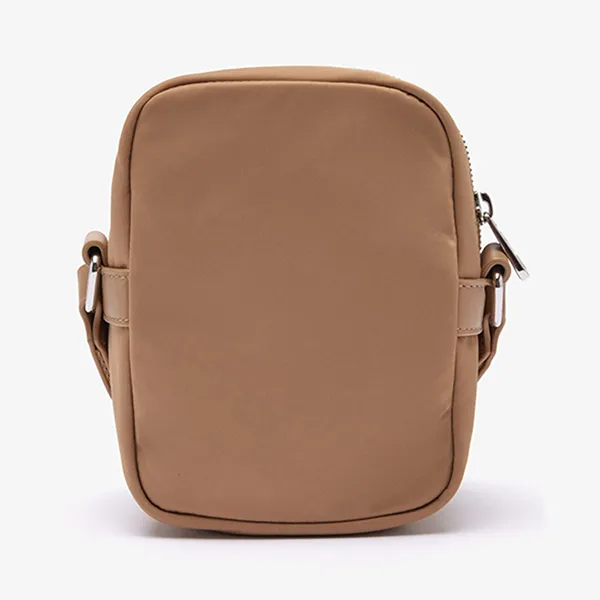 Túi Đeo Chéo Nam Lacoste Active Nylon Satchel NU4350SG M86 Màu Nâu Vàng
