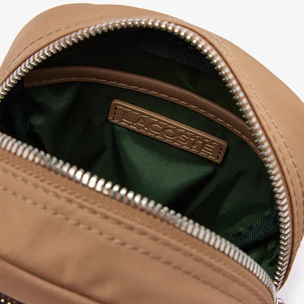 Túi Đeo Chéo Nam Lacoste Active Nylon Satchel NU4350SG M86 Màu Nâu Vàng