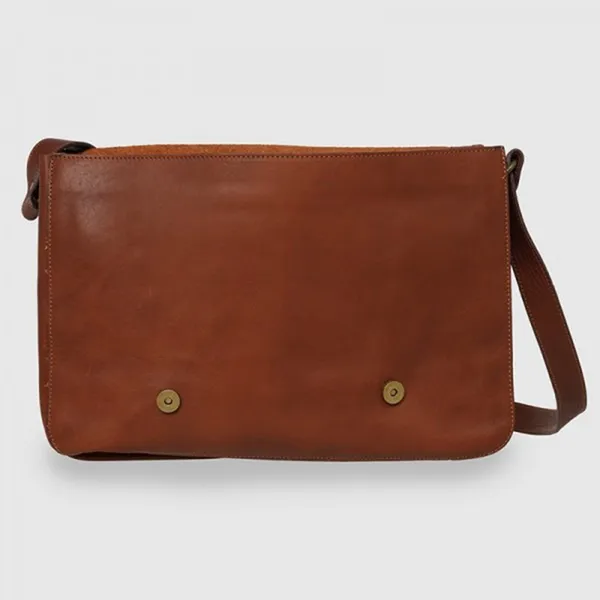 Túi Đeo Chéo Nam Medici Of Florence Calfskin 5600-Mahogany Màu Nâu