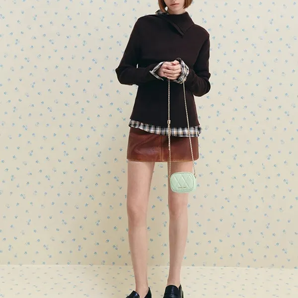 Túi Đeo Chéo Nữ Charles & Keith CNK Arwen Quilted Mini Bag - Mint Green CK2-00770664_MT.GRN Màu Xanh Green