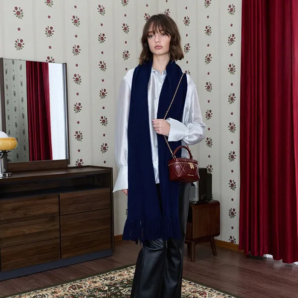 Túi Đeo Chéo Nữ Charles & Keith CNK Arwen Quilted Top Handle Vanity Bag CK2-80782534 Burgundy Màu Đỏ Đậm