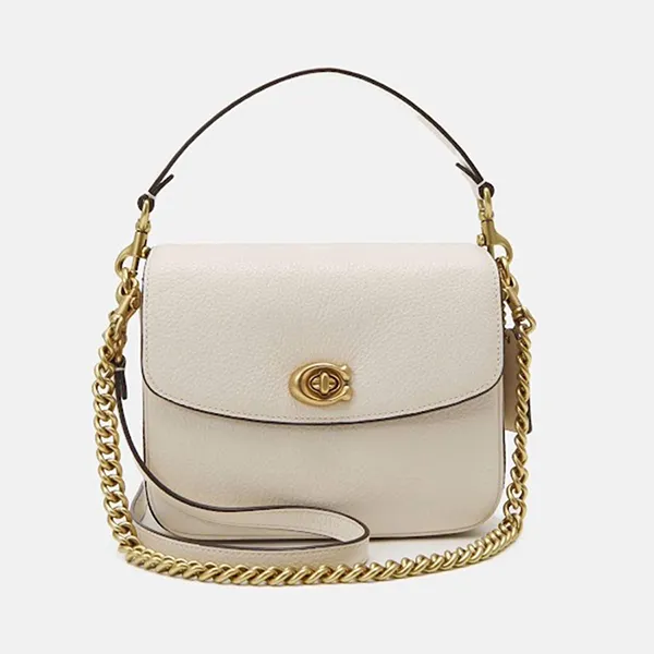 Túi Đeo Chéo Nữ Coach Cassie Crossbody Bag 19 CV437 Màu Trắng