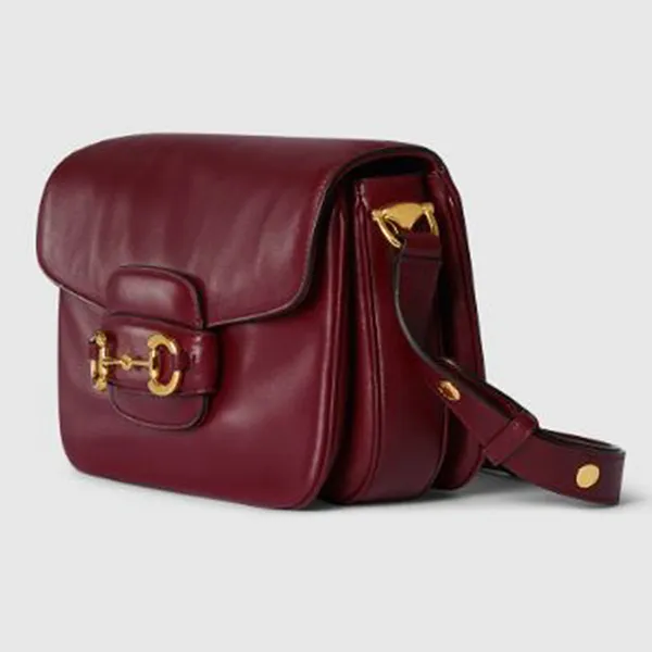 Túi Đeo Chéo Nữ Gucci Horsebit 1955 Aura Small Shoulder Bag ‎847063 AAEX6 6207 Màu Đỏ