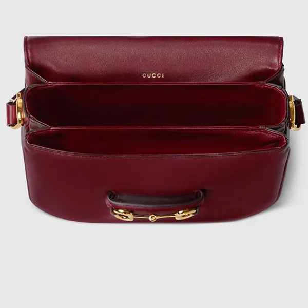 Túi Đeo Chéo Nữ Gucci Horsebit 1955 Aura Small Shoulder Bag ‎847063 AAEX6 6207 Màu Đỏ