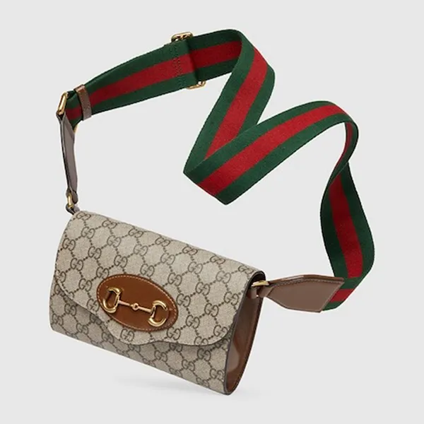 Túi Đeo Chéo Nữ Gucci Horsebit 1955 Mini Bag 724713HUHHX8565 Màu Be Nâu