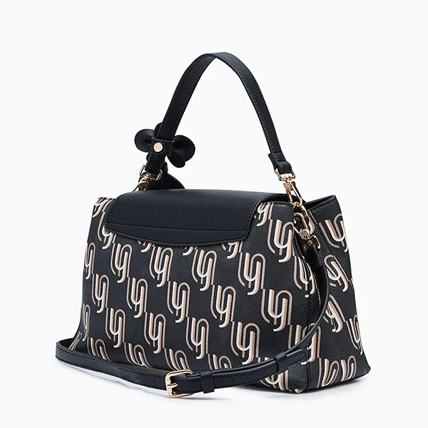 Túi Đeo Chéo Nữ Lyn Ivy Infinite Top Handle M Handbag - Printed Black L26CBWA188 Màu Đen