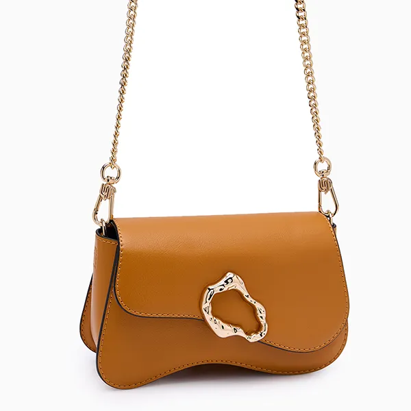 Túi Đeo Chéo Nữ Lyn Vary Infinite Mini Crossbody Bag - Brown L26CBWB022 Màu Nâu