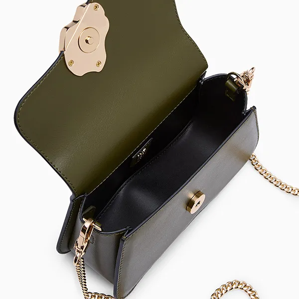 Túi Đeo Chéo Nữ Lyn Vary Infinite Mini Crossbody Bag - Dark Green L26CBWB022 Màu Xanh Đậm