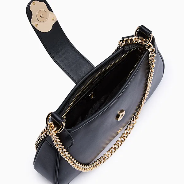 Túi Đeo Chéo Nữ Lyn Vary Infinite Shoulder Bag - Black L26CBWB021 Màu Đen