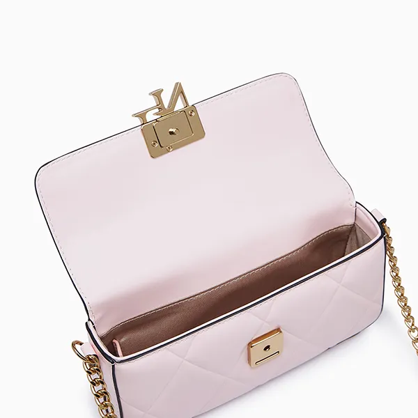 Túi Đeo Chéo Nữ Lyn Rexha Flap Phone Wallet On Chain Wallets On Chain - Light Pink LL24CWF039 Màu Hồng