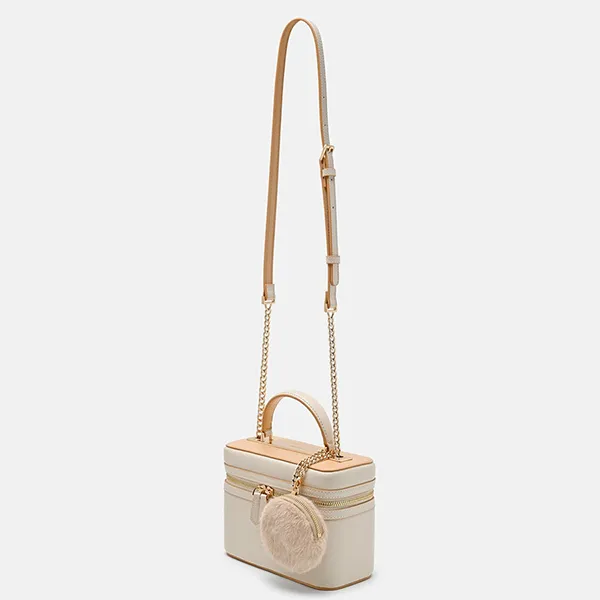 Túi Đeo Vai Nữ Pedro Ari Boxy Shoulder Bag PW2-76390057-10 Multi Màu Kem/Be