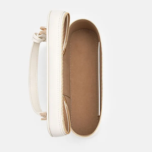 Túi Đeo Chéo Nữ Pedro Ari Leather Shoulder Bag - Chalk PW2-75940008_CHALK_S Màu Trắng