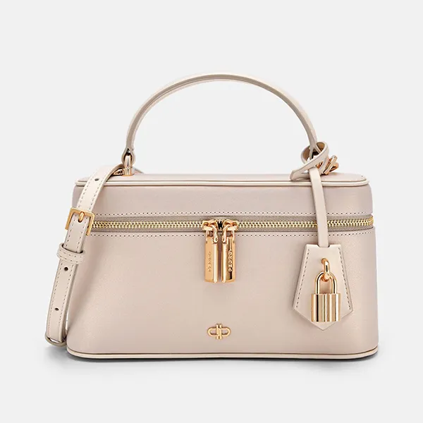Túi Đeo Chéo Nữ Pedro Ari Leather Shoulder Bag - Champagne PW2-75940008-1_CHAMPG_S Màu Be