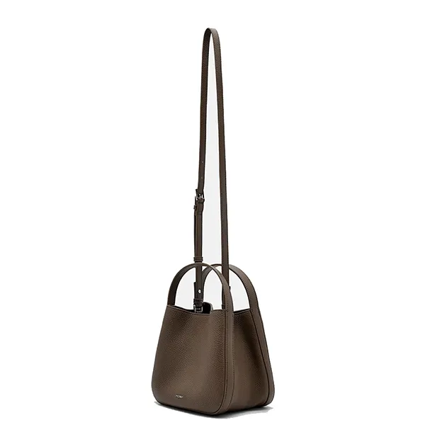 Túi Đeo Chéo Nữ Pedro Dana Leather Bucket Bag - Dark Taupe PW2-15060012-1_DK.TAU_S Màu Nâu Xám
