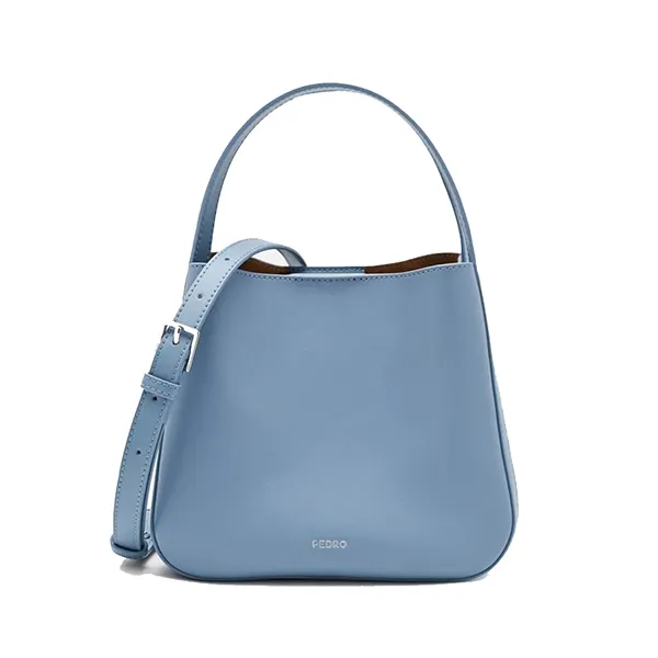 Túi Đeo Chéo Nữ Pedro Dana Leather Bucket Bag - Slate Blue PW2-15060012-2_S.BLUE_S Màu Xanh Blue