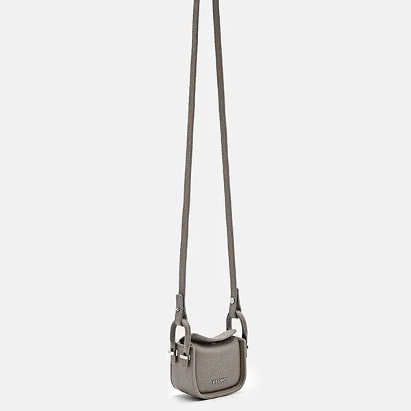 Túi Đeo Chéo Nữ Pedro Demi Micro Crossbody Bag PW4-95210017 Taupe Màu Nâu Xám