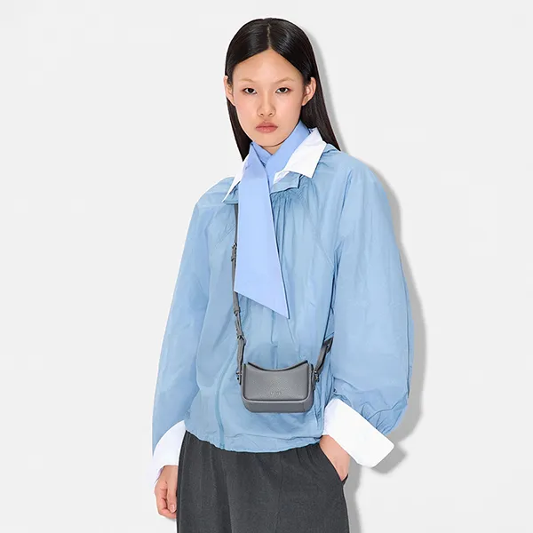 Túi Đeo Chéo Nữ Pedro Demi Mini Crossbody Bag PW4-95210012-2 Grey Màu Xám