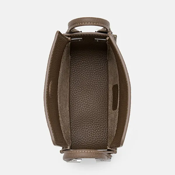 Túi Đeo Chéo Nữ Pedro Demi Mini Crossbody Bag PW4-95210012-2 Taupe Màu Nâu Xám