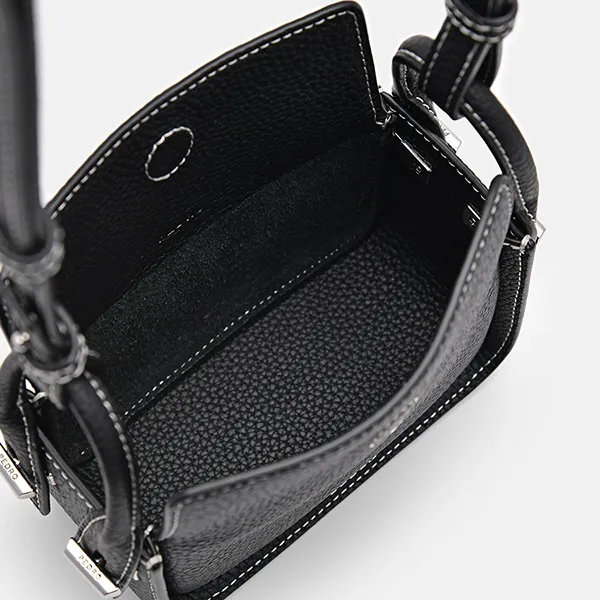 Túi Đeo Chéo Nữ Pedro Demi Mini Crossbody Bag PW4-95210012 Black Màu Đen