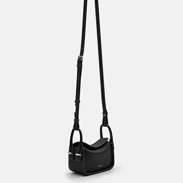 Túi Đeo Chéo Nữ Pedro Demi Mini Crossbody Bag PW4-95210012 Black Màu Đen