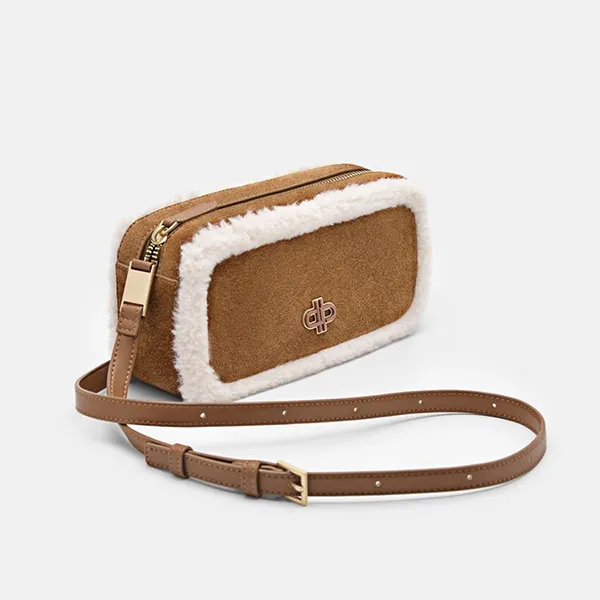 Túi Đeo Chéo Nữ Pedro Icon Mini Rectangular Crossbody Bag Cognac PW2-75210184_COGNAC Màu Cognac