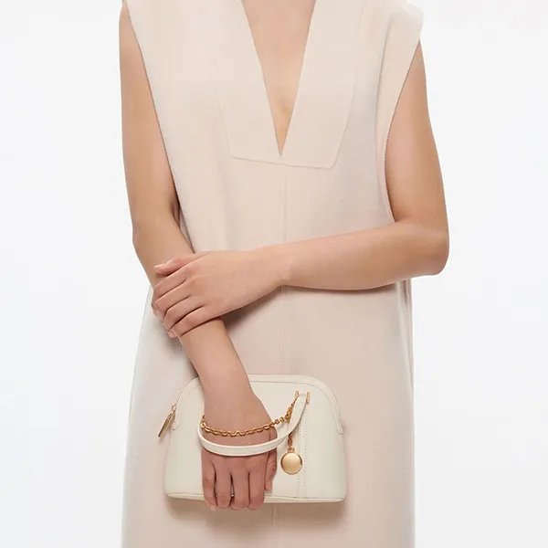 Túi Đeo Chéo Nữ Pedro Lucia Mini Handbag - Chalk PW2-55210040_CHALK_XS Màu Trắng Kem