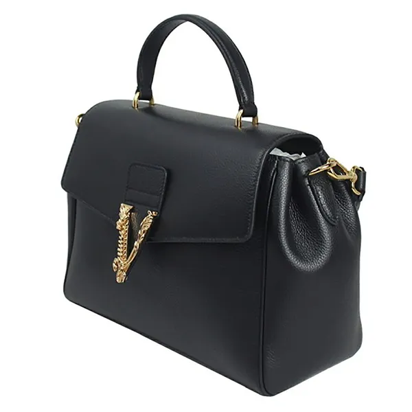 Túi Đeo Chéo Nữ Versace Shoulder Bag Hand Leather Màu Đen