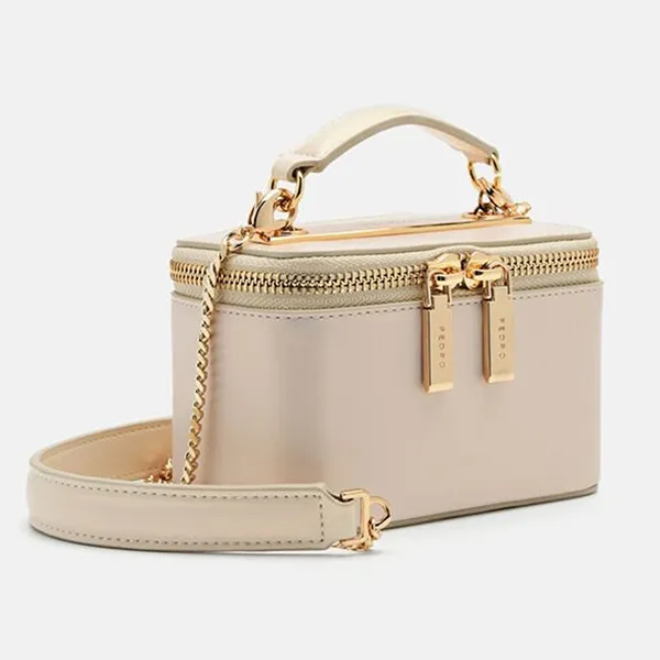 Túi Đeo Chéo Pedro Ari Leather Mini Vanity PW4-66500011-8_CHAMPG_XS Màu Champagne