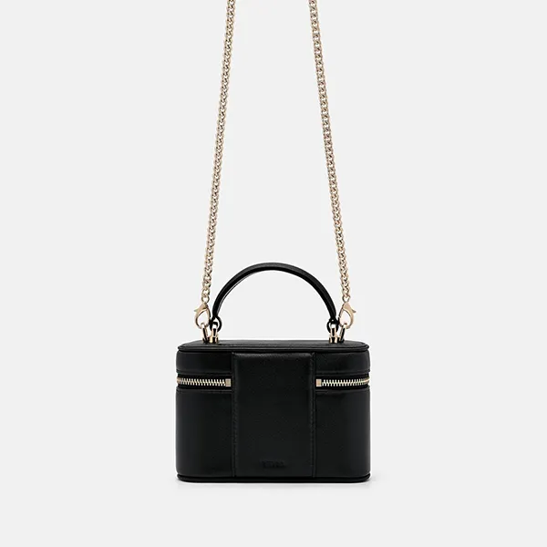 Túi Đeo Chéo Pedro Ari Leather Vanity Case - Black PW4-95940017_BLACK_XS Màu Đen
