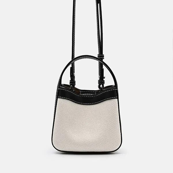 Túi Đeo Chéo Pedro Dana Canvas Pouch - Black Canvas PW4-95060004-1_BLK.CA_XS Màu Đen Kem