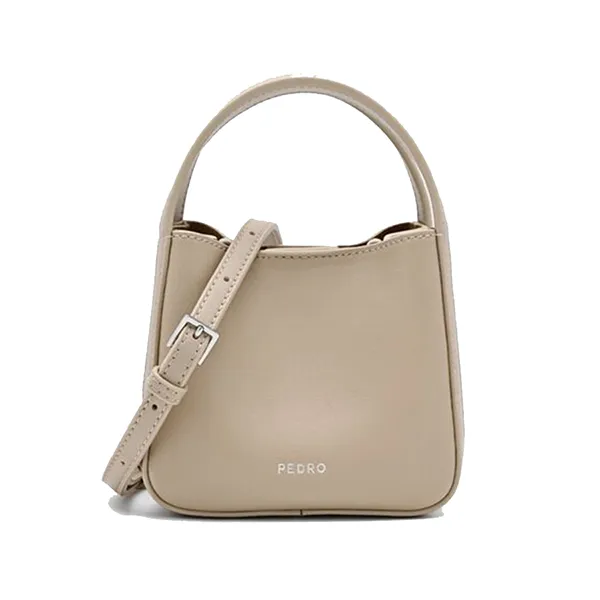 Túi Đeo Chéo Pedro Dana Leather Pouch - Light Taupe PW4-95060004_L.TAUP_XS Màu Be