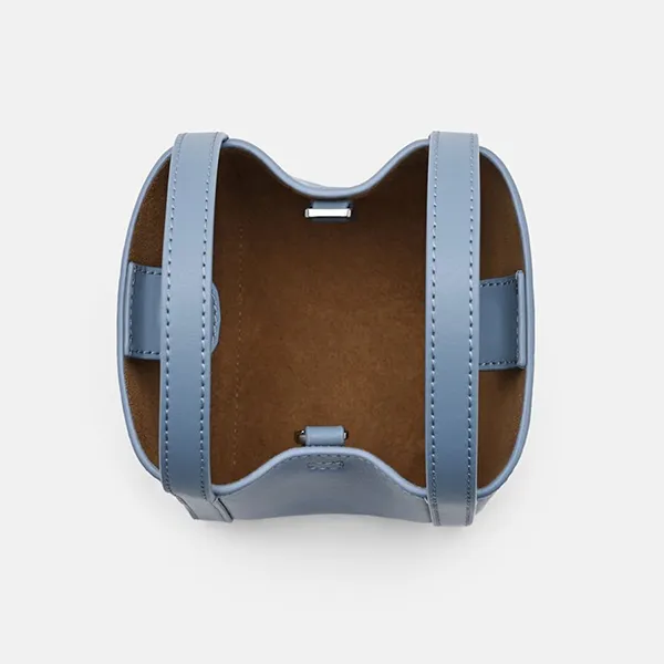 Túi Đeo Chéo Pedro Dana Leather Pouch - Slate Blue PW4-95060004_S.BLUE_XS Màu Xanh Blue